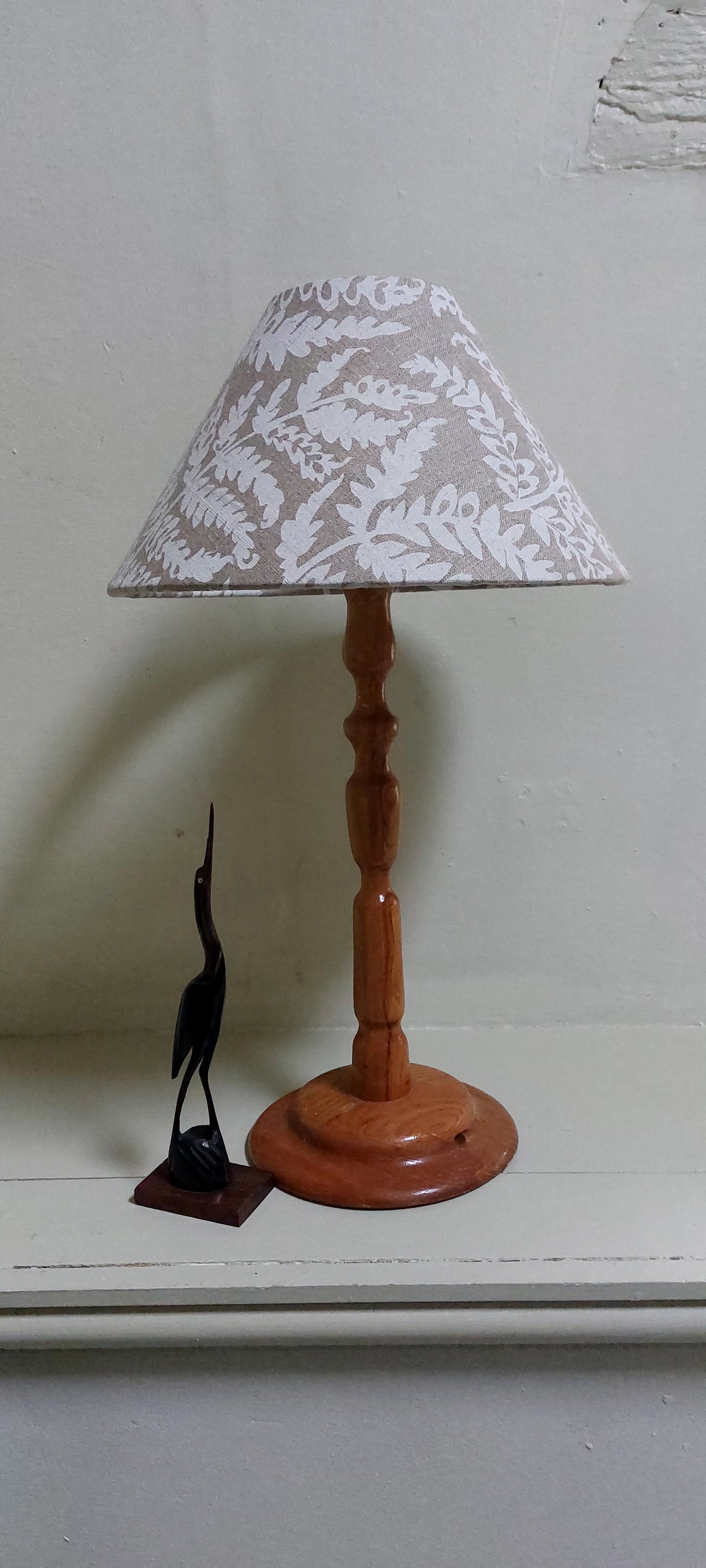 Handmade candle clip linen lamp shade