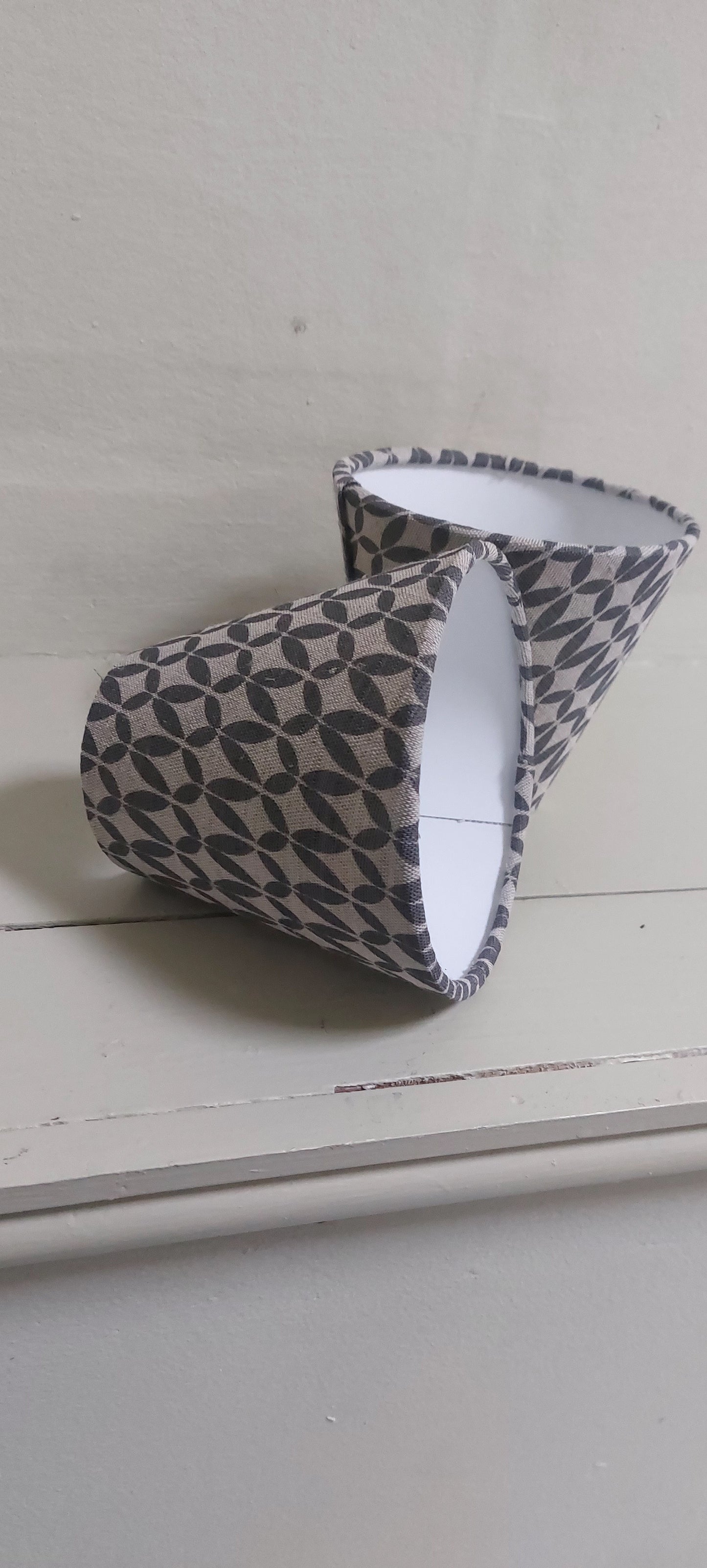 Linen Grey Candle Clip Lampshade