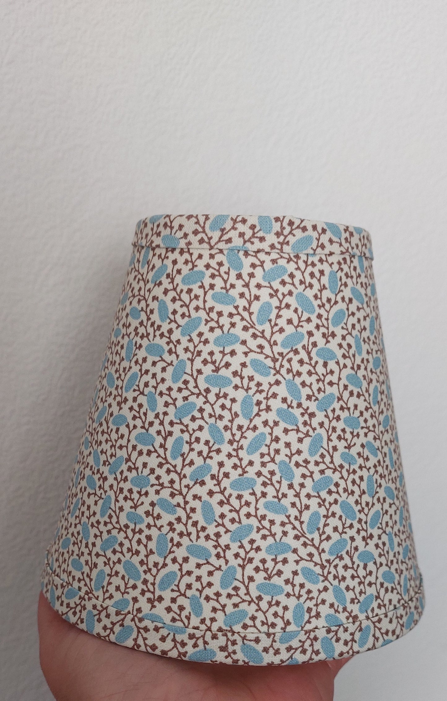 Ian Sanderson Pinto blue brown lamp shade