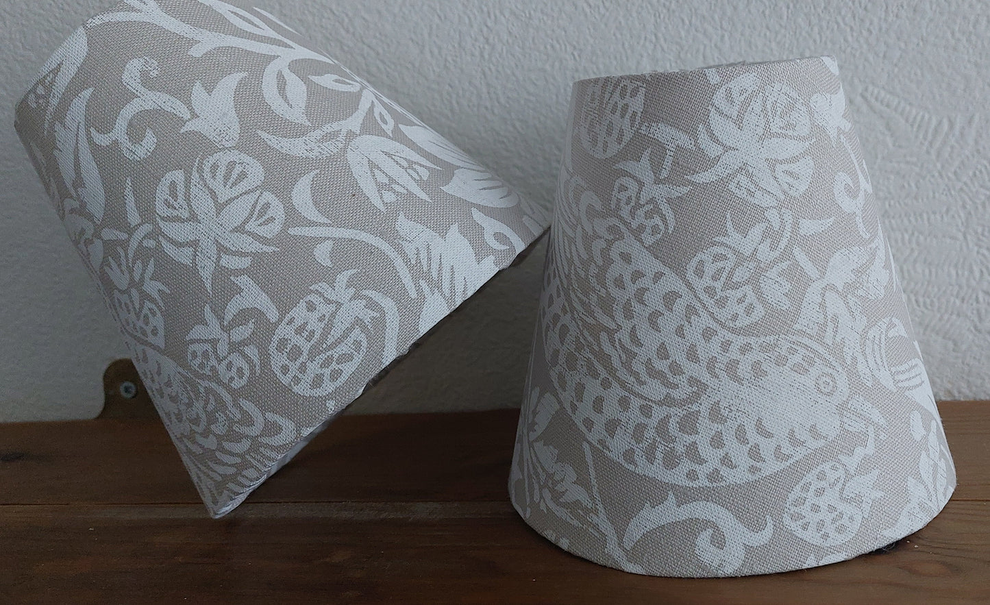 Linen lampshade strawberry thief