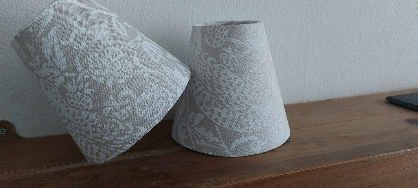 William Morris Pure strawberry thief lampshade Candle Clip Lampshade