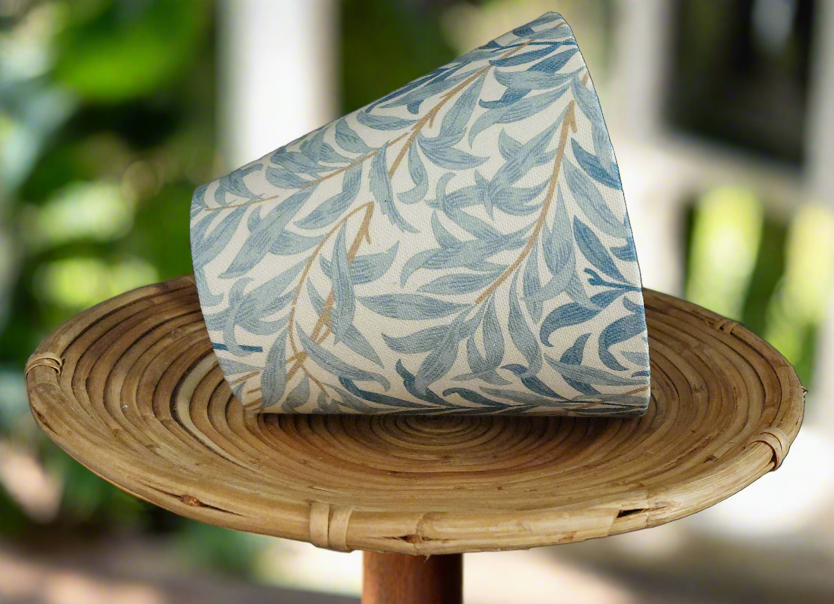 William Morris Willow Bough Azure Candle Clip Lampshade