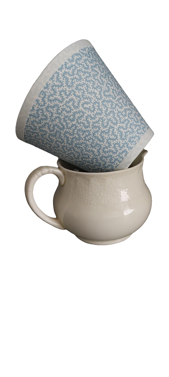 Candle clip lampshade petra blue