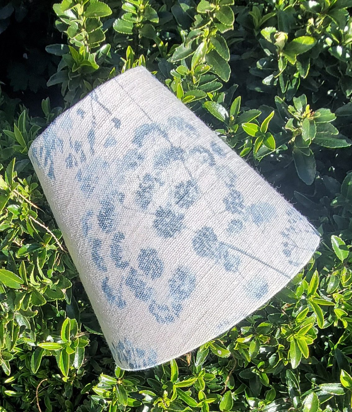 Hedgerow candle clip linen lampshade