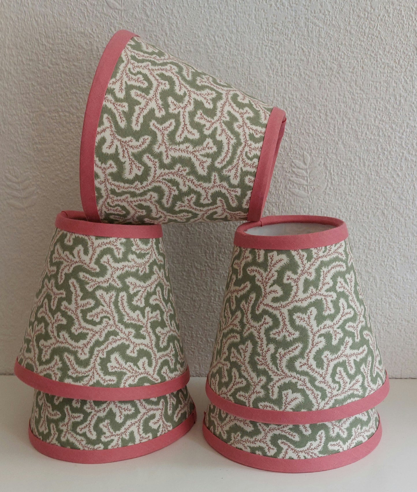 Ian Sanderson Dulcie tapered lampshade Rosa