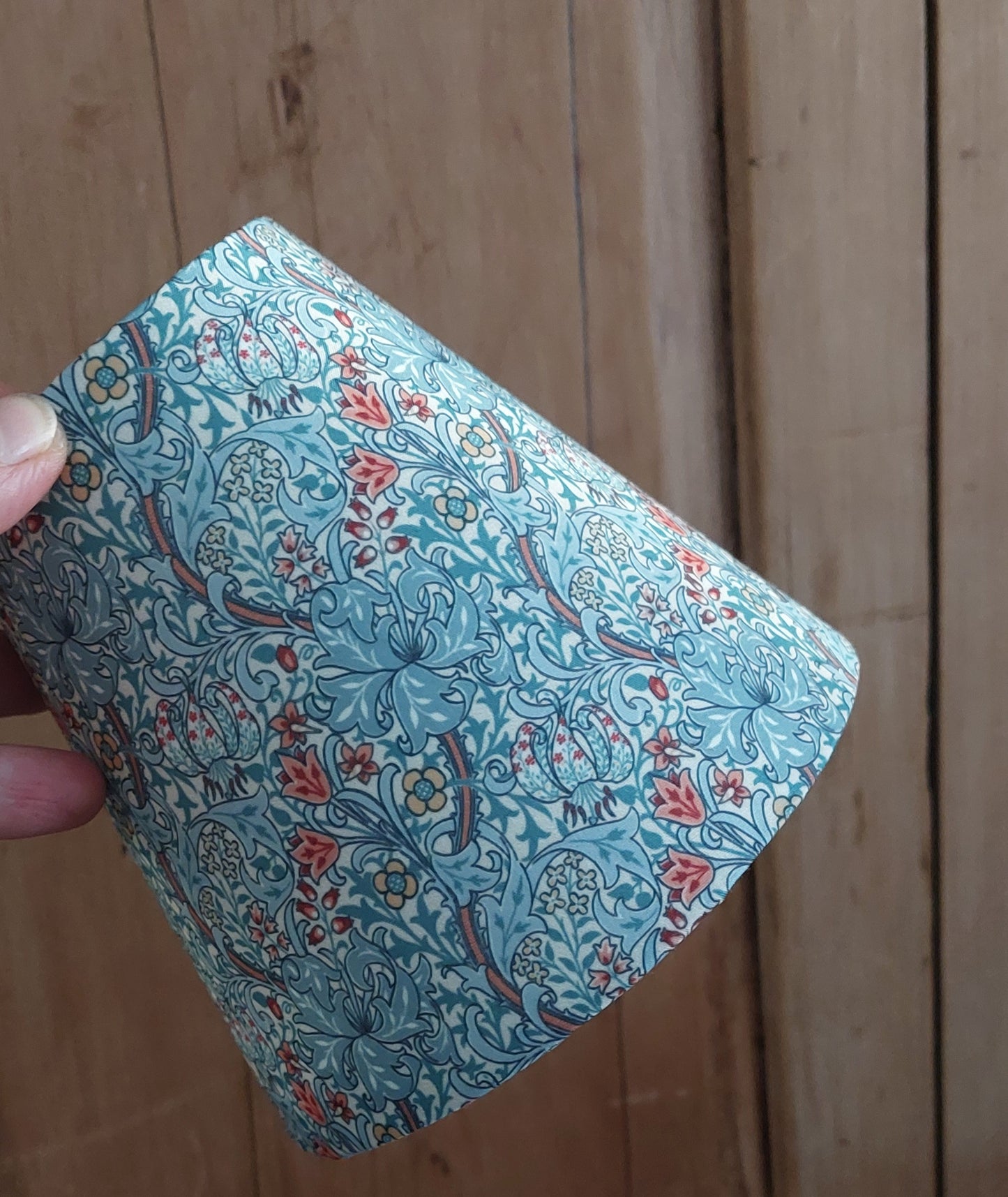 William Morris Golden Lily Candle Clip Lampshade