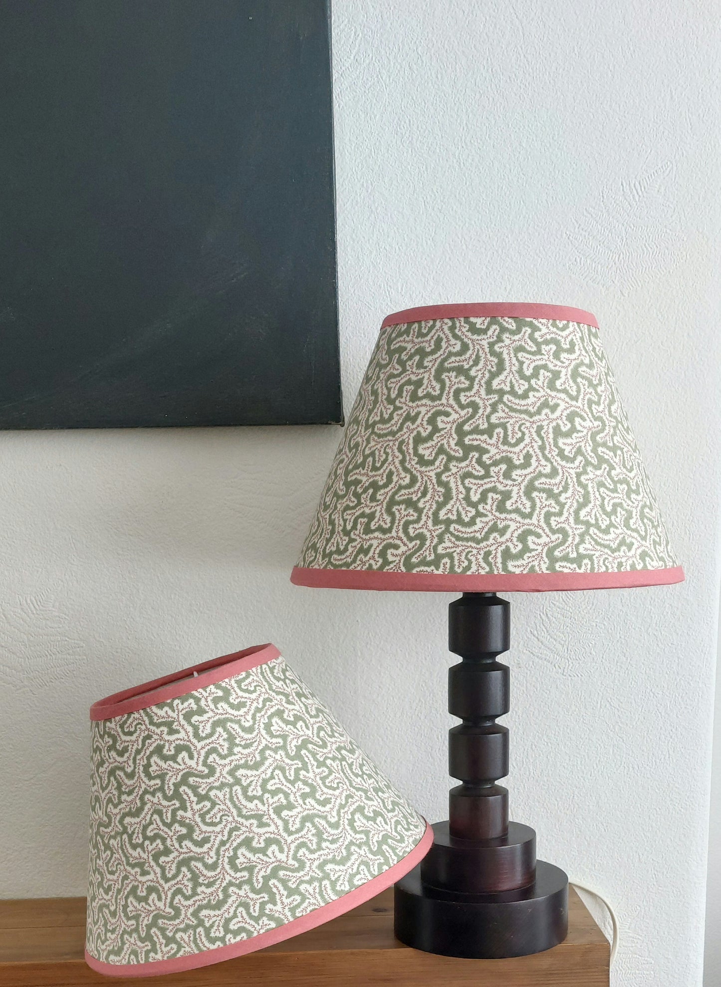 Ian Sanderson Dulcie tapered lampshade Rosa