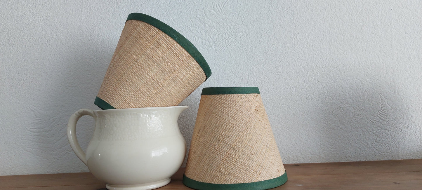 Raffia Candle Clip Lampshade