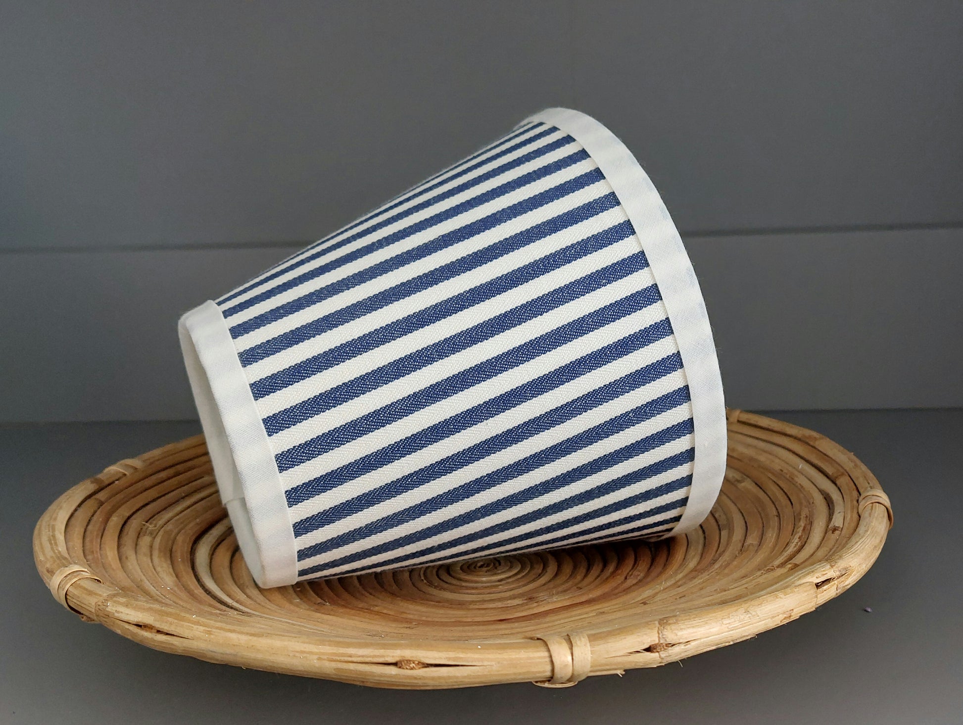 Mulberry stripes candle clip lampshade light shade