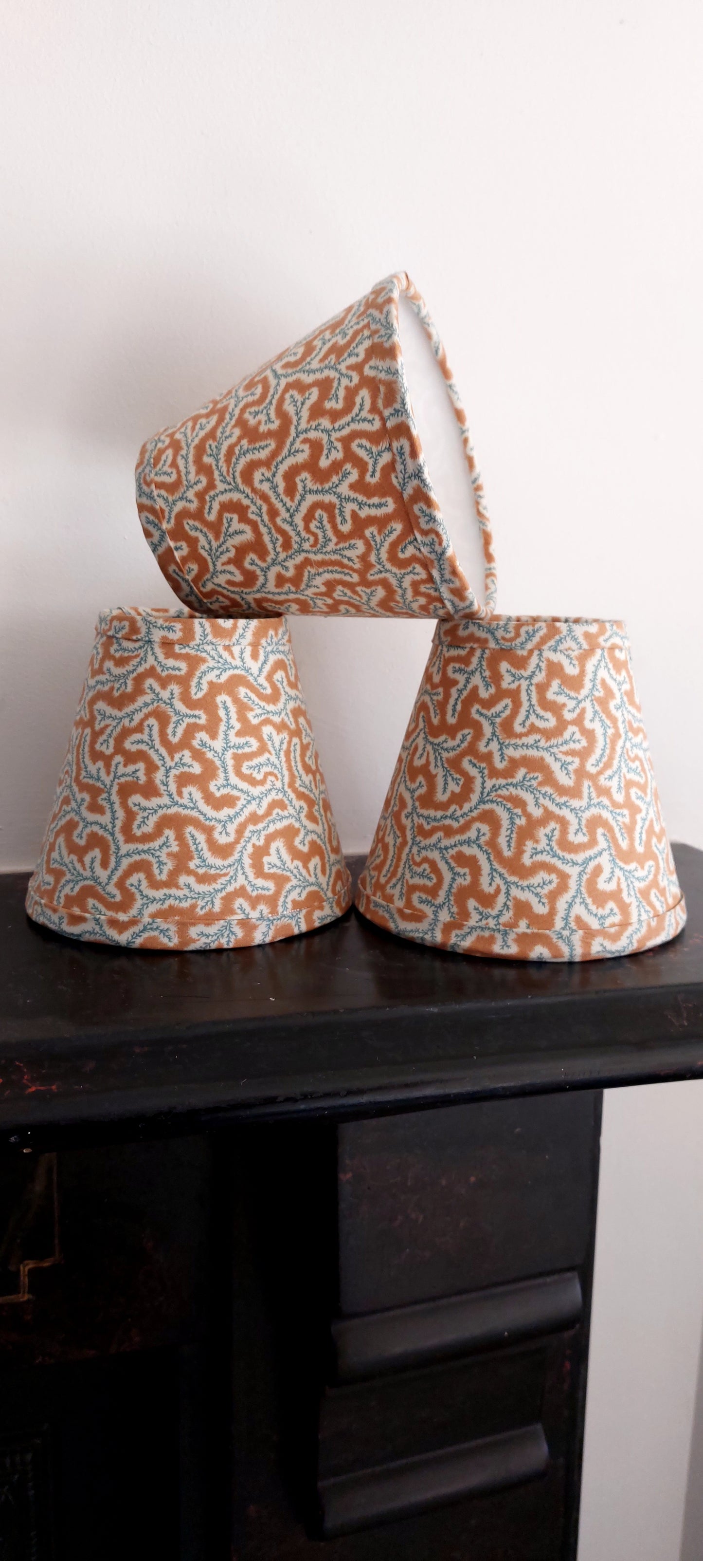 Sanderson Dulcie Candle Clip Lampshade with trim