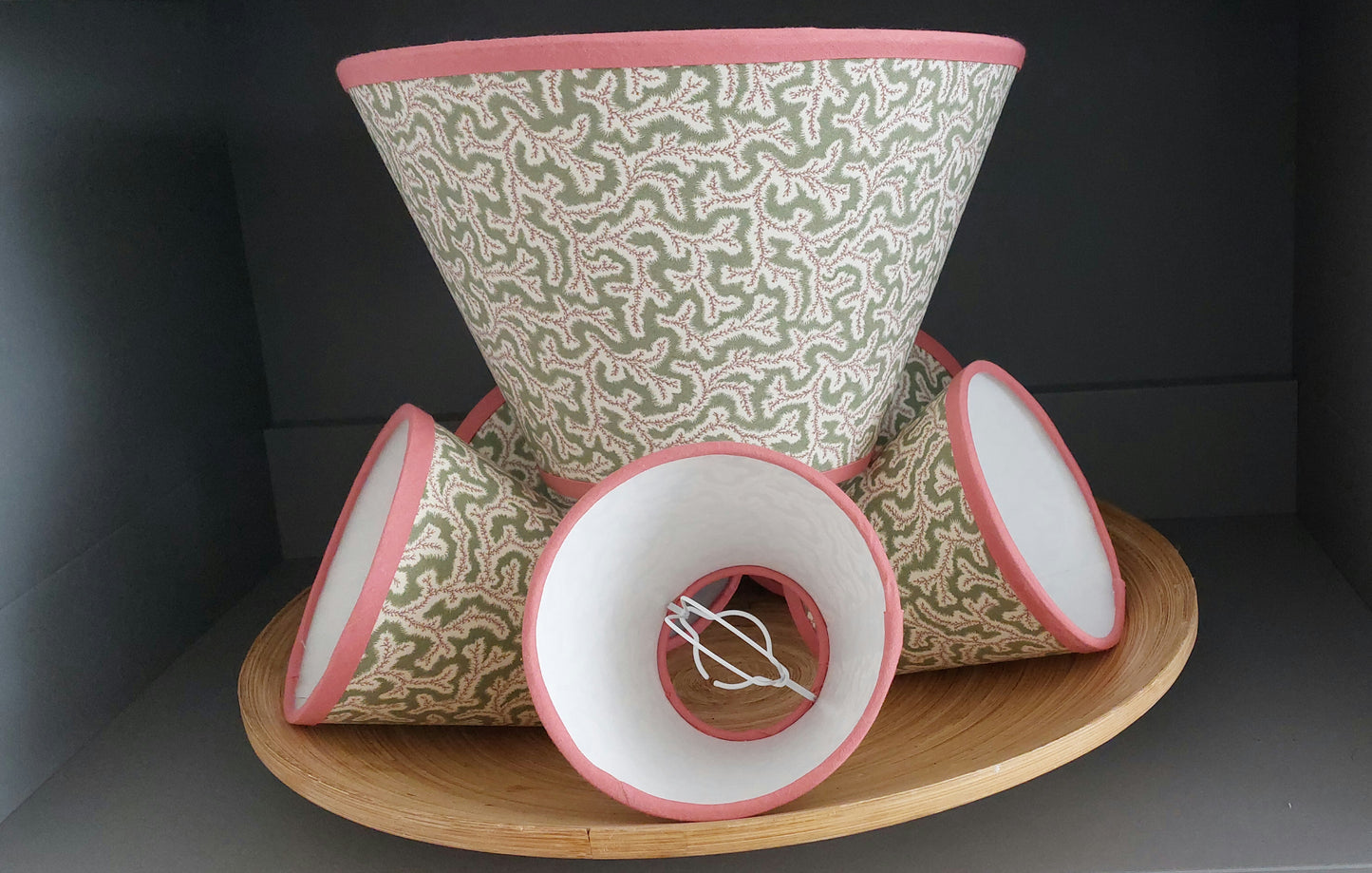 Ian Sanderson Dulcie tapered lampshade Rosa