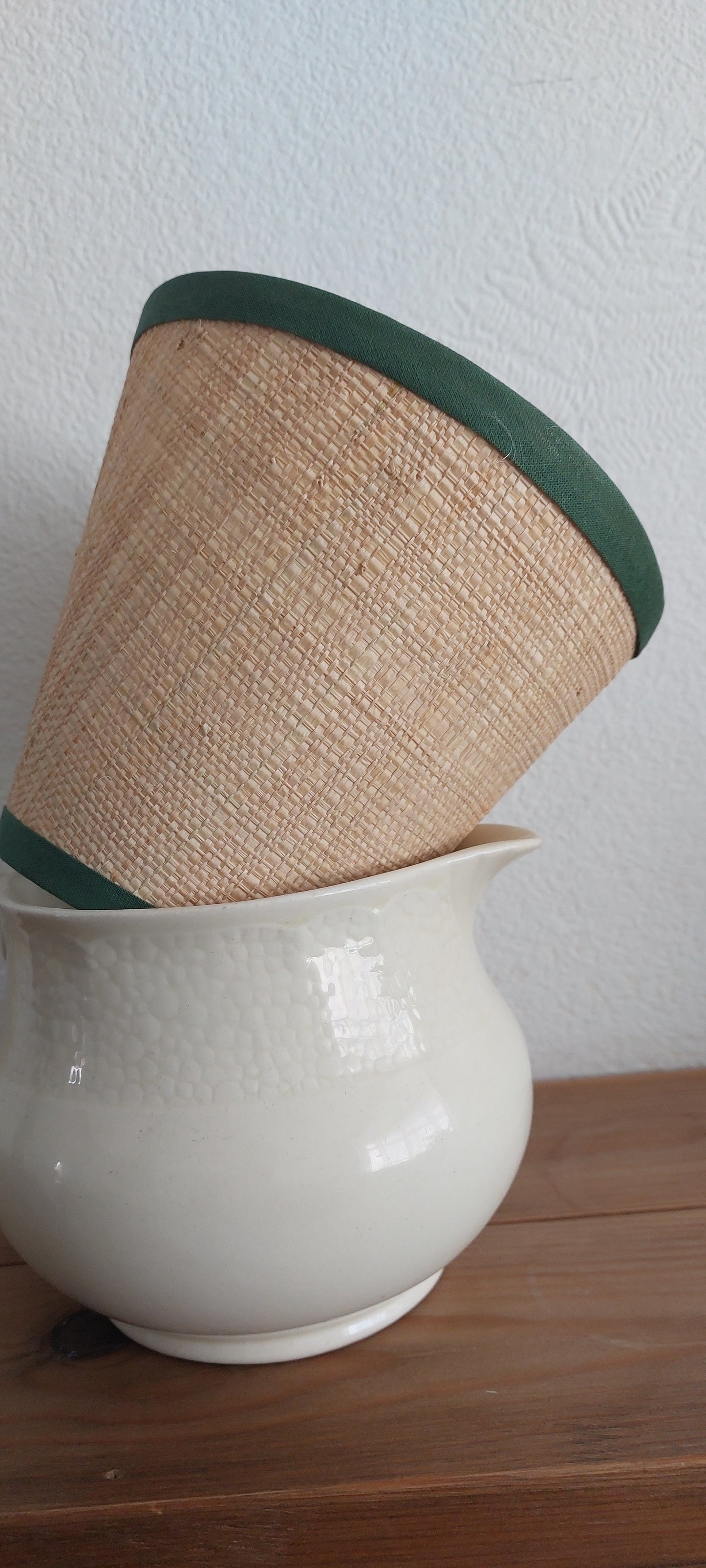 Raffia Candle Clip Lampshade