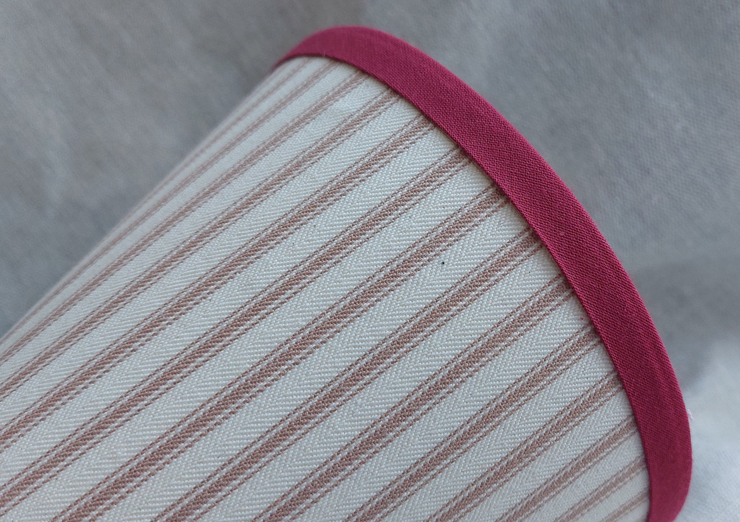 Ian mankin beige lampshade stripe