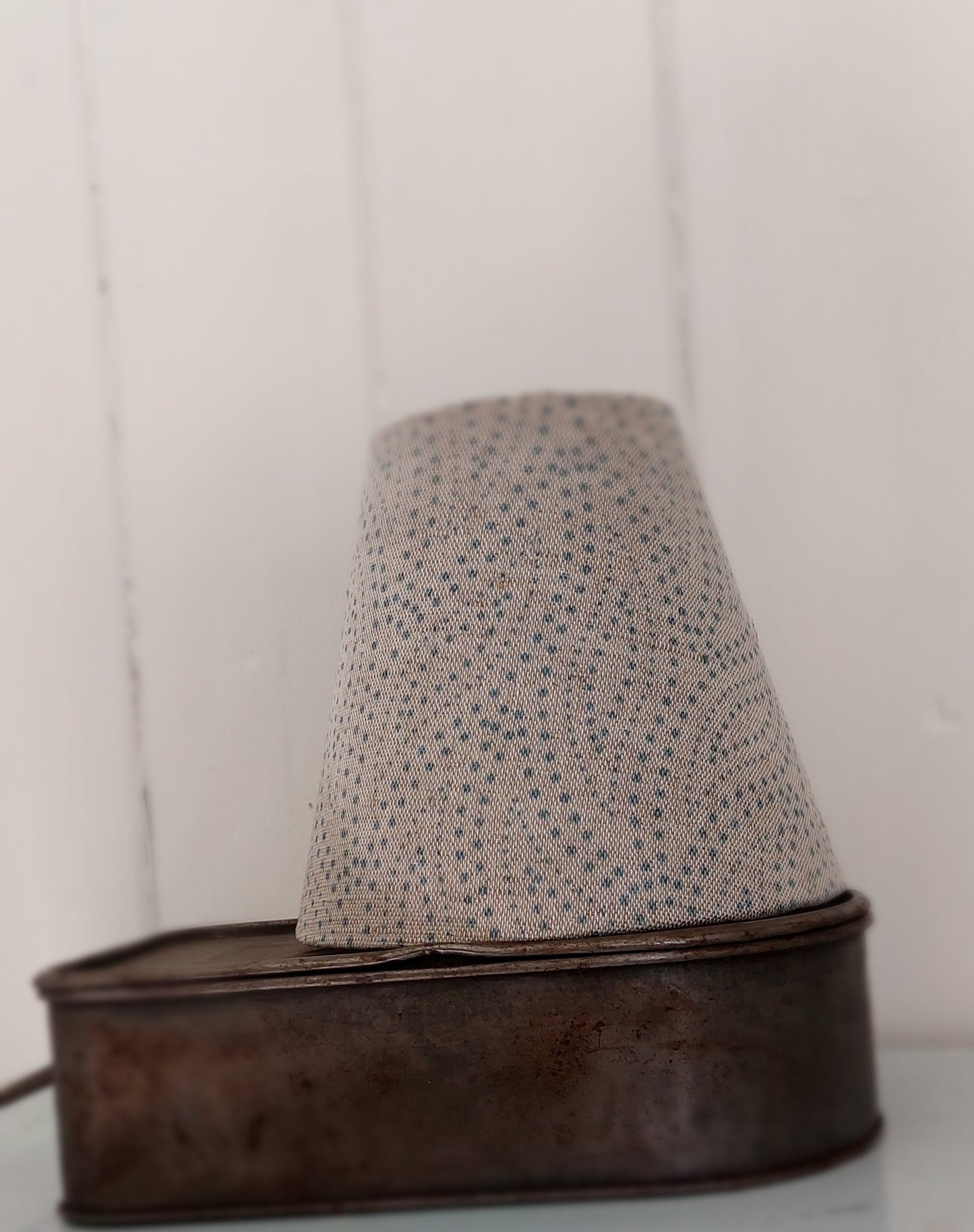 Twirl Blue Candle Clip Linen Lampshade