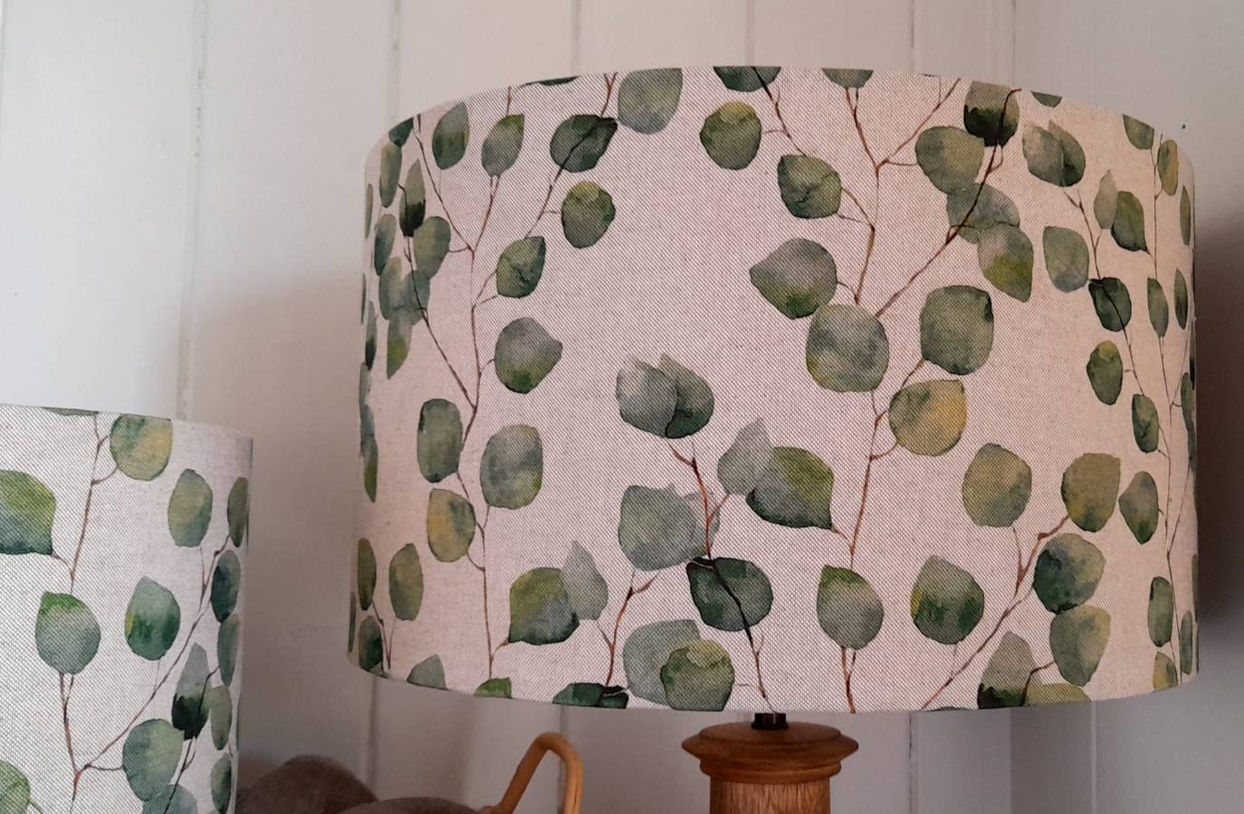 Eucalyptus leaves lampshade Handmade