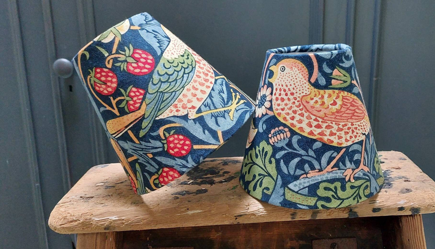 William Morris Strawberry Thief Candle Clip Lampshade