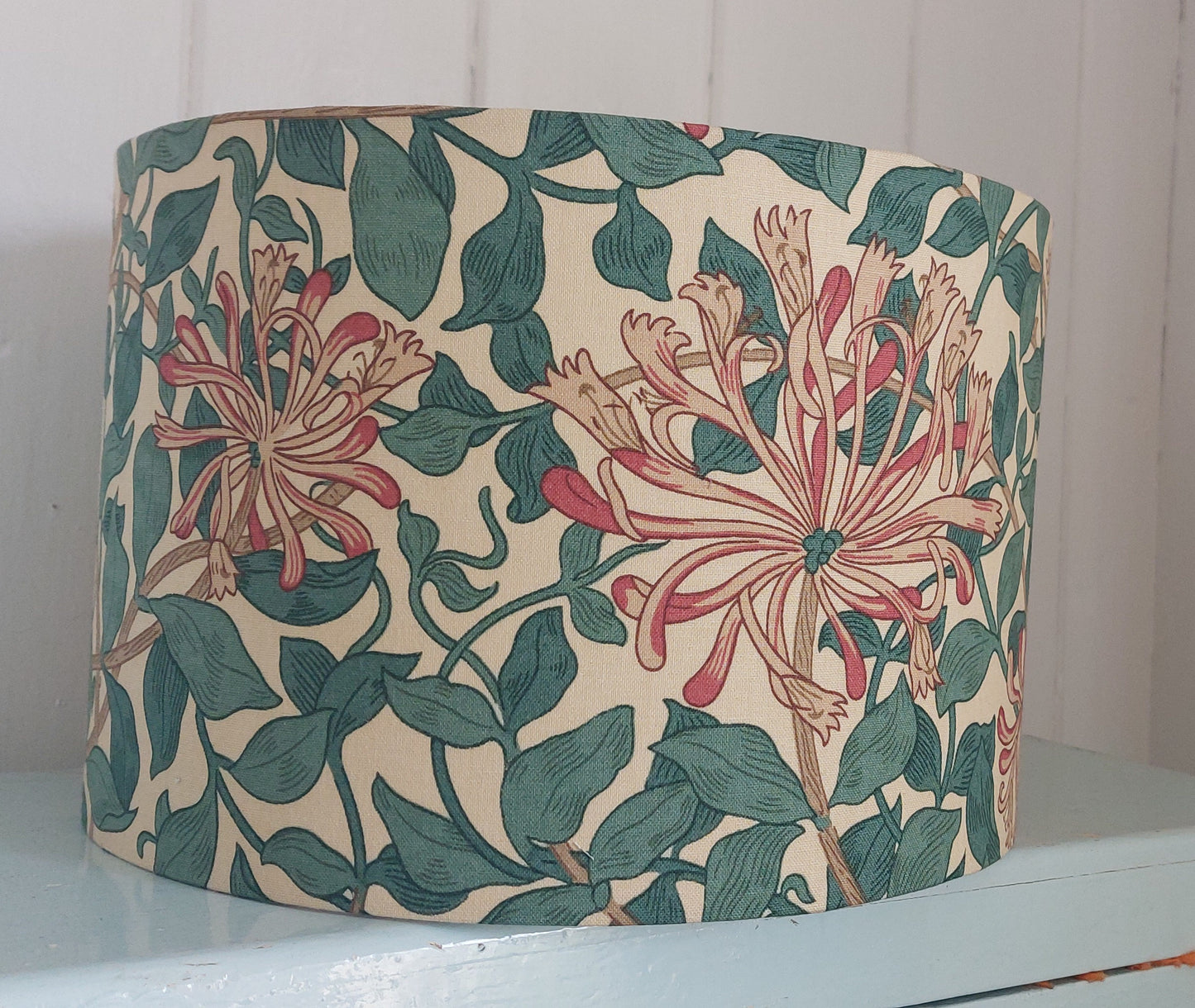 Honeysuckle William Morris lamp shade 