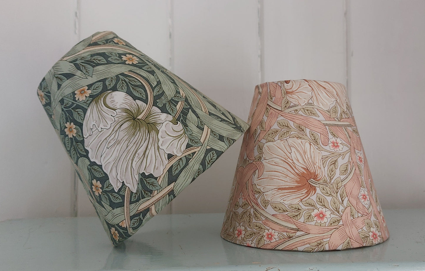 William Morris Pimpernel Candle Clip Lampshade mint