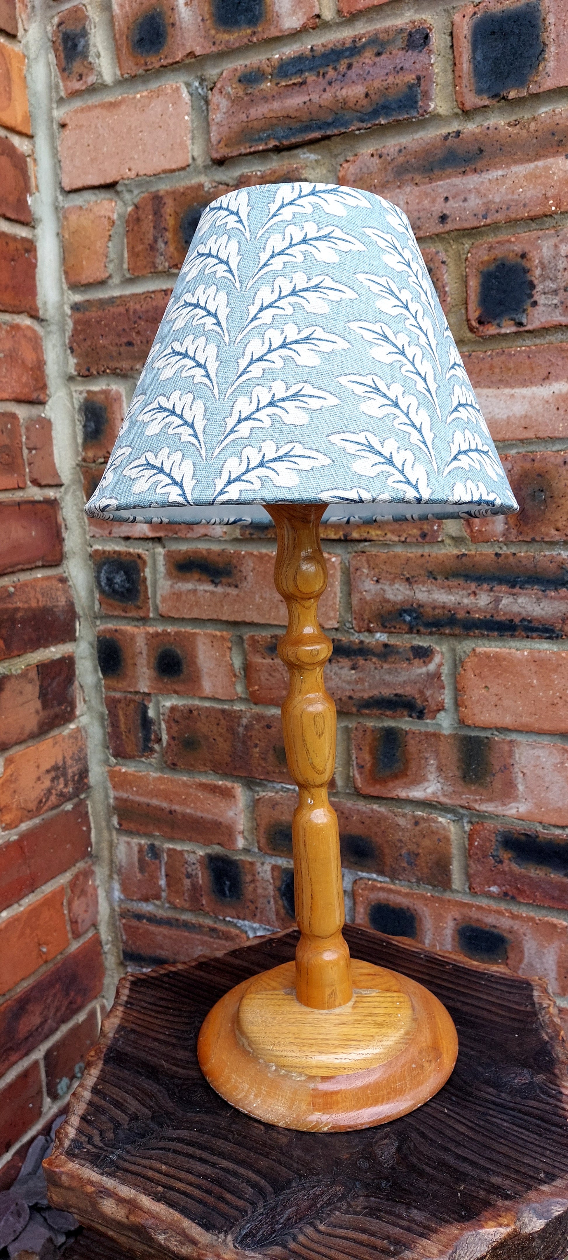 Blue lampshade 