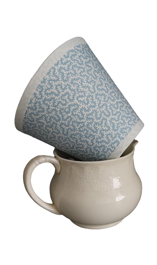 Ian Sanderson petra in blue  Candle Clip Lampshade