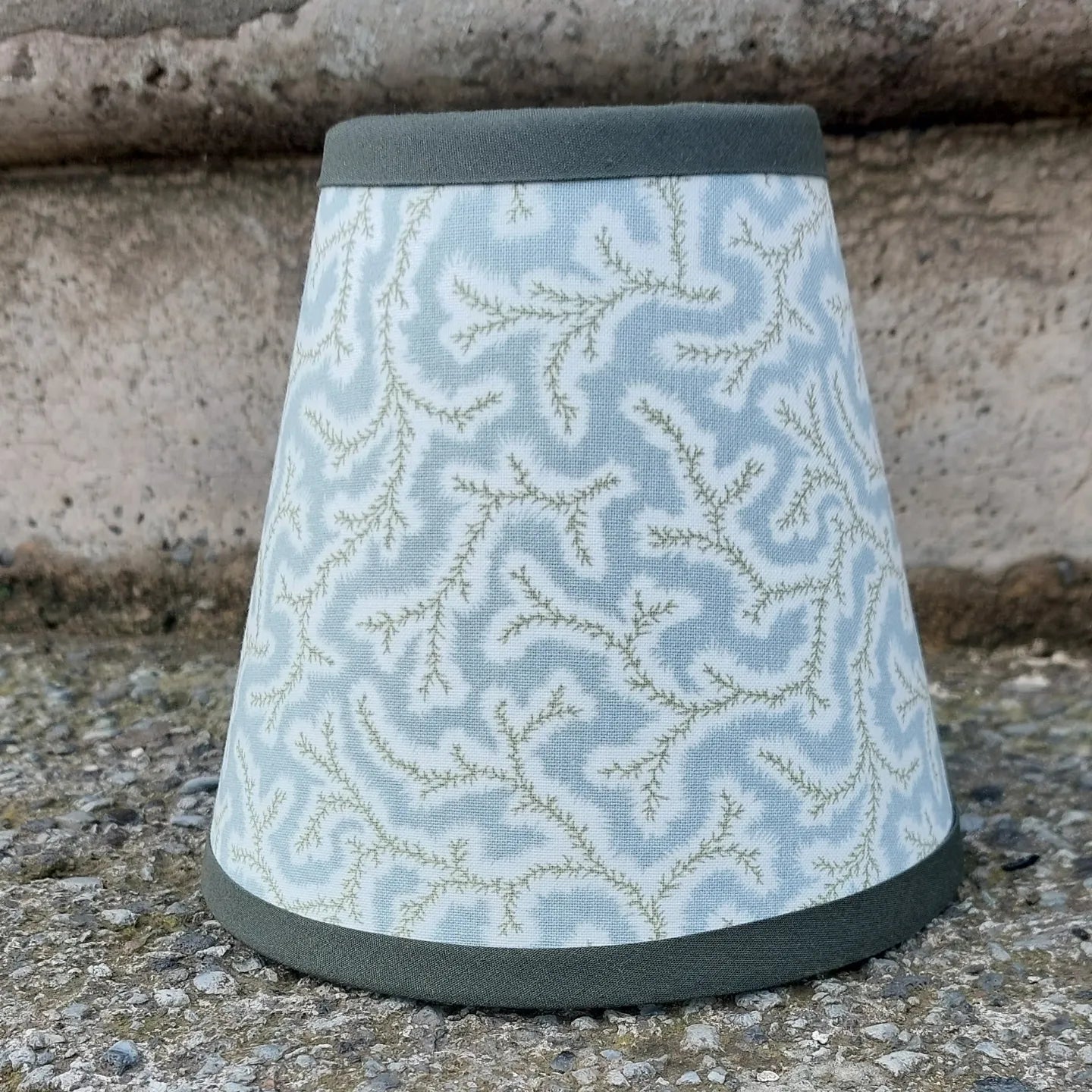 Blue chandelier best sale lamp shades