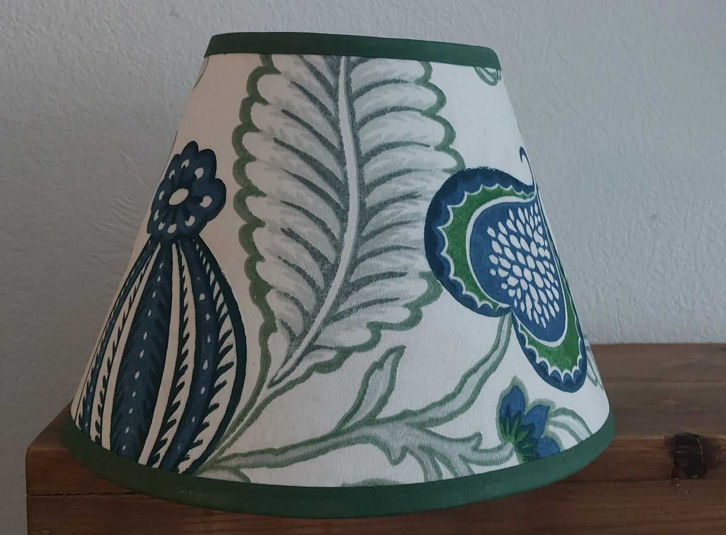 Winter fruits lampshade trim color choice tapered or coolie