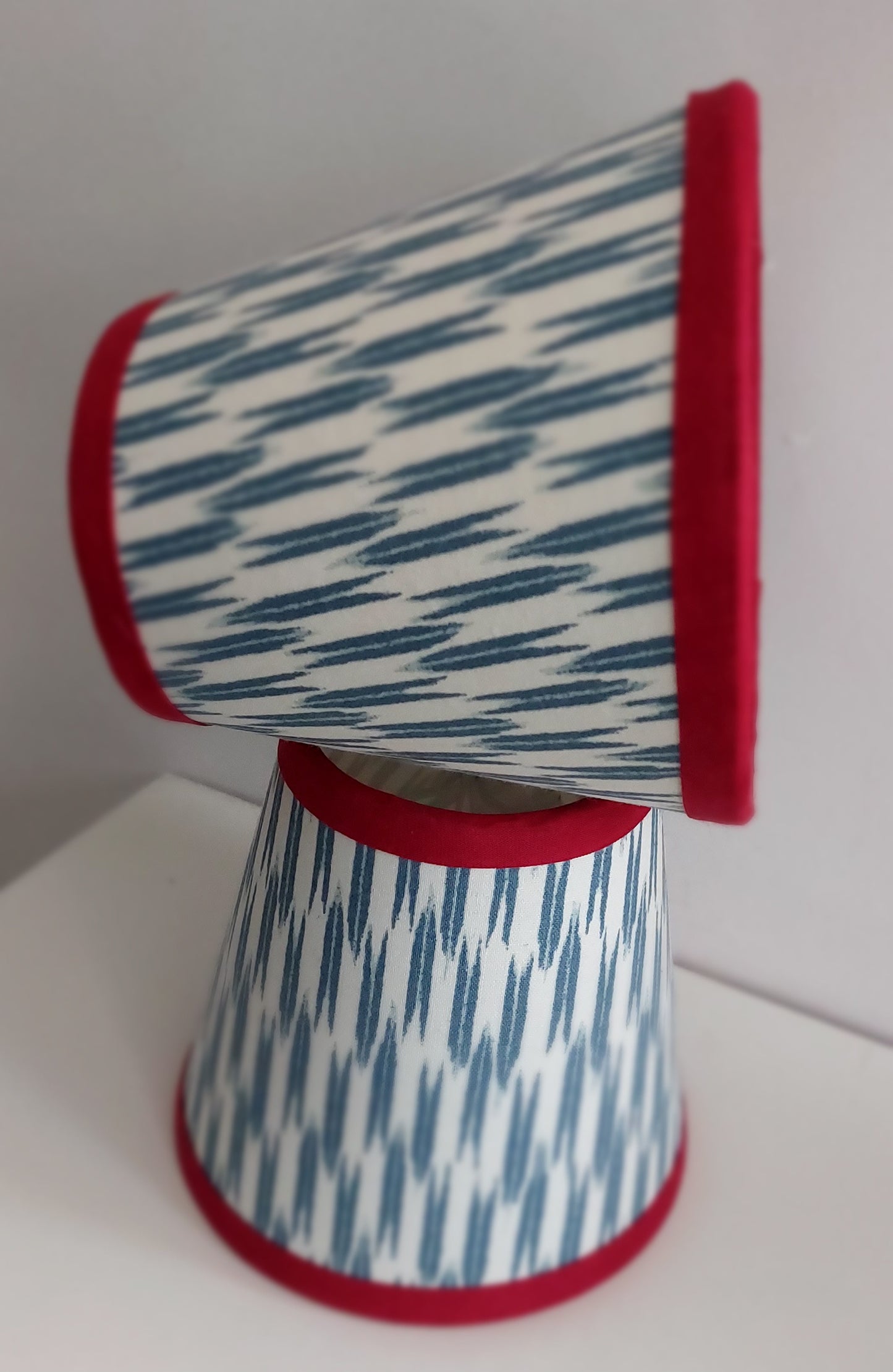 Ian Sanderson quiver in blue Candle Clip Lampshade