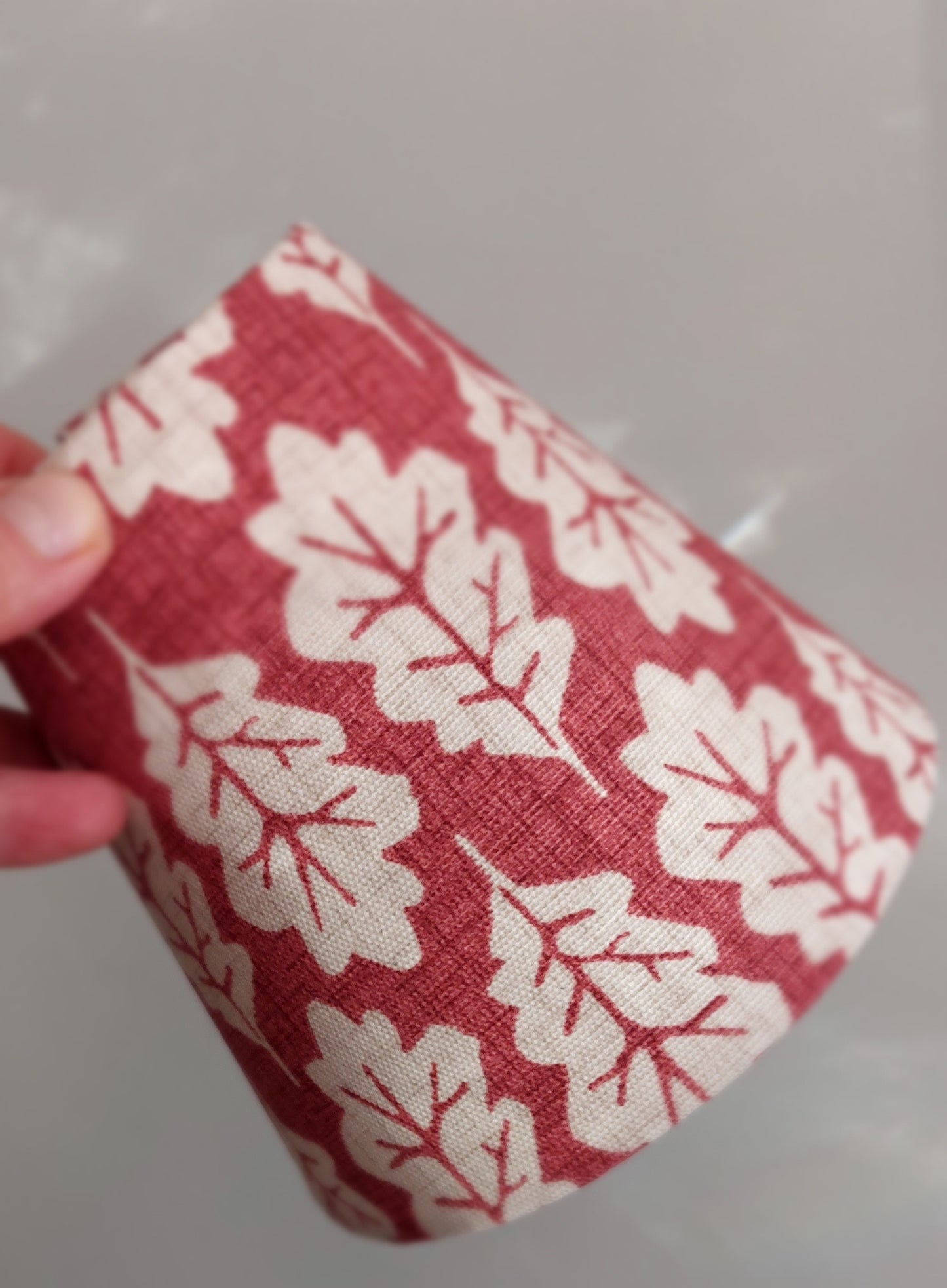 Oak leaf ginger candle clip lampshade