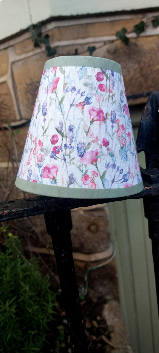 Watercolour meadow lampshade 