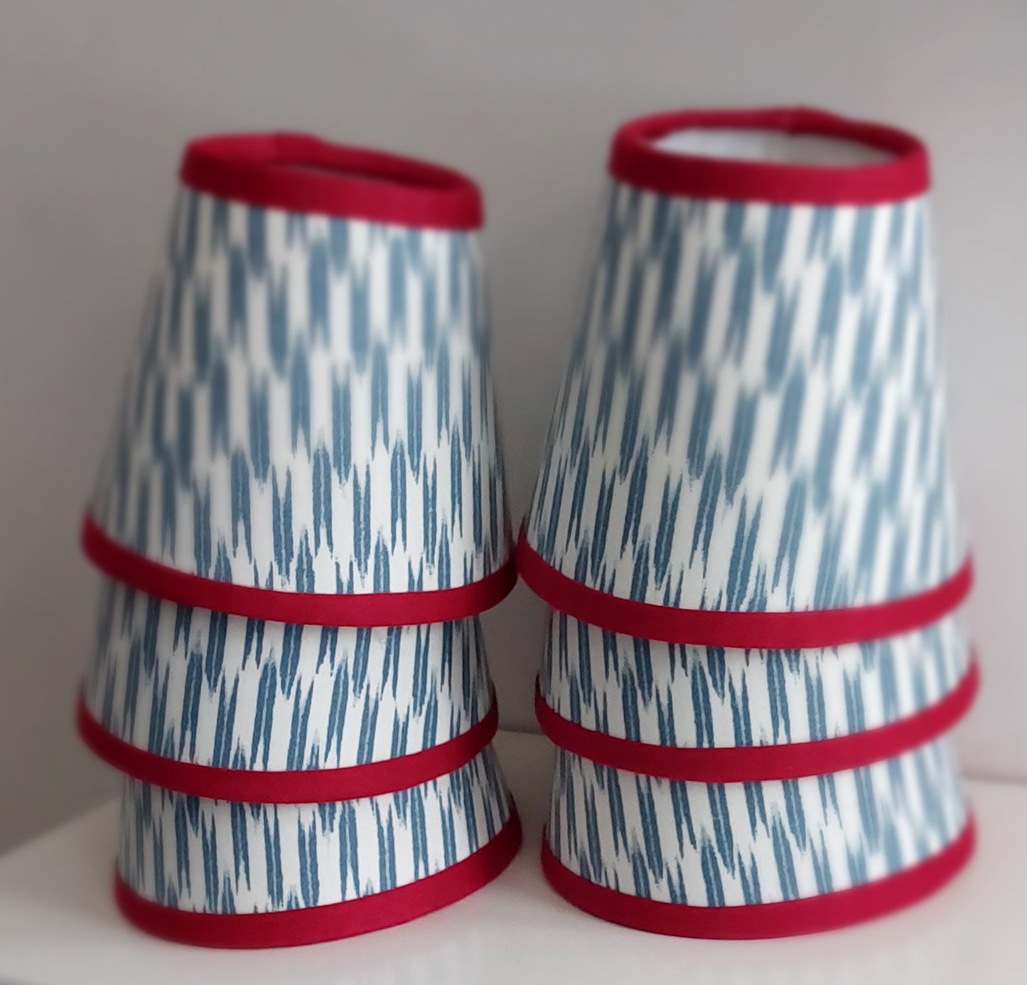 Ian Sanderson quiver in blue Candle Clip Lampshade