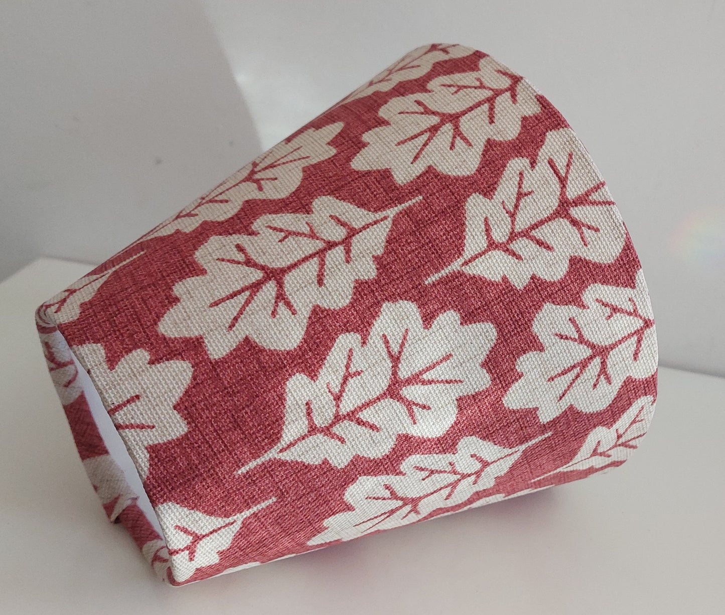 Oak leaf ginger candle clip lampshade