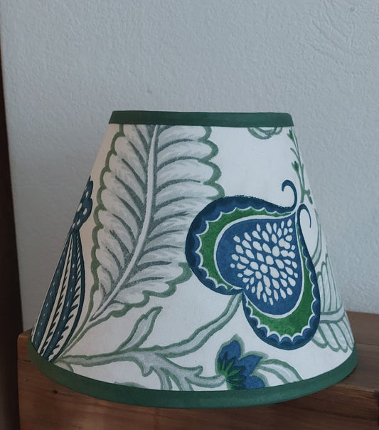 Winter fruits lampshade trim color choice tapered or coolie
