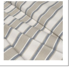 Cloud headboard coastal stripe