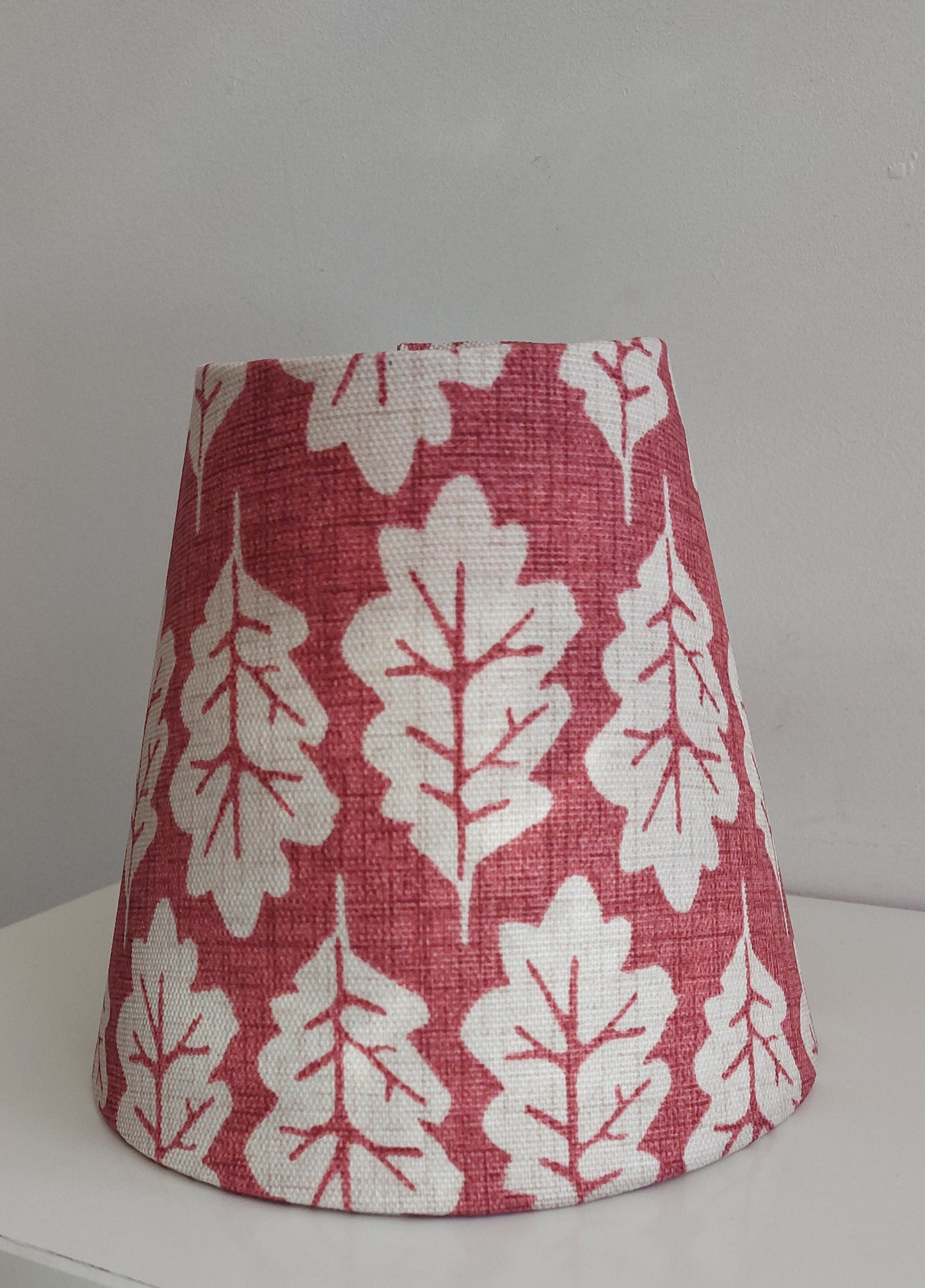 Oak leaf ginger candle clip lampshade