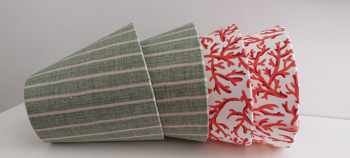 Coral candle clip lampshade