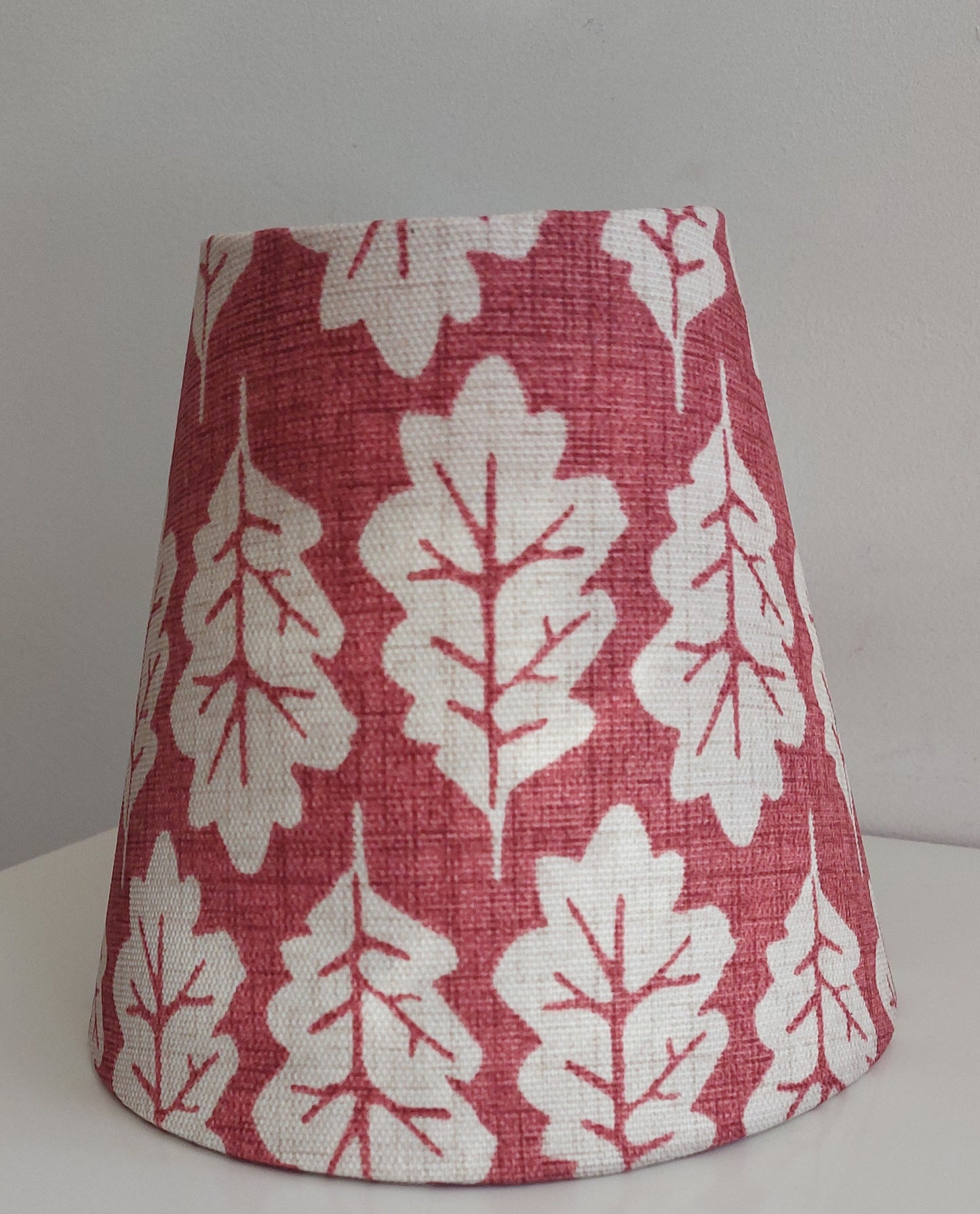Oak leaf ginger candle clip lampshade