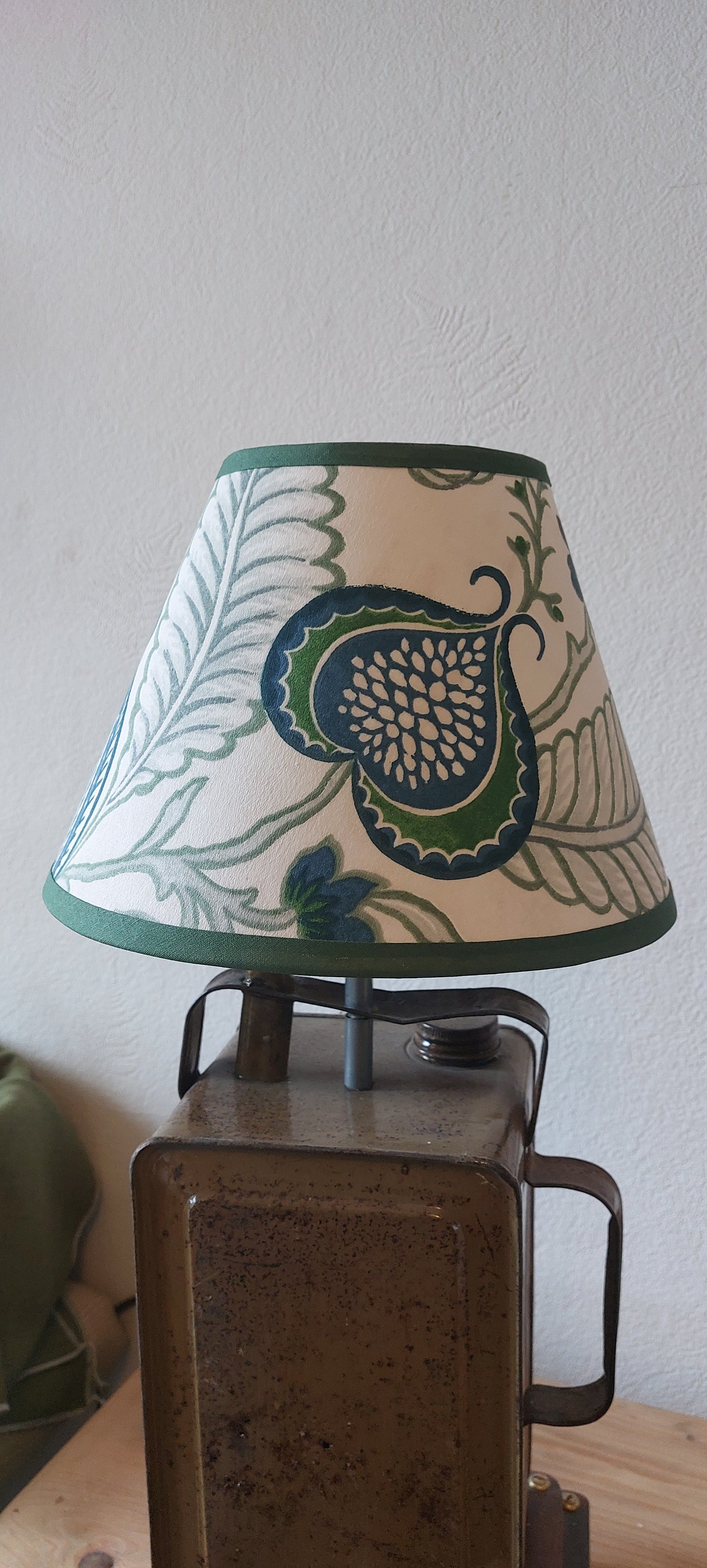 Winter fruits lampshade trim color choice tapered or coolie
