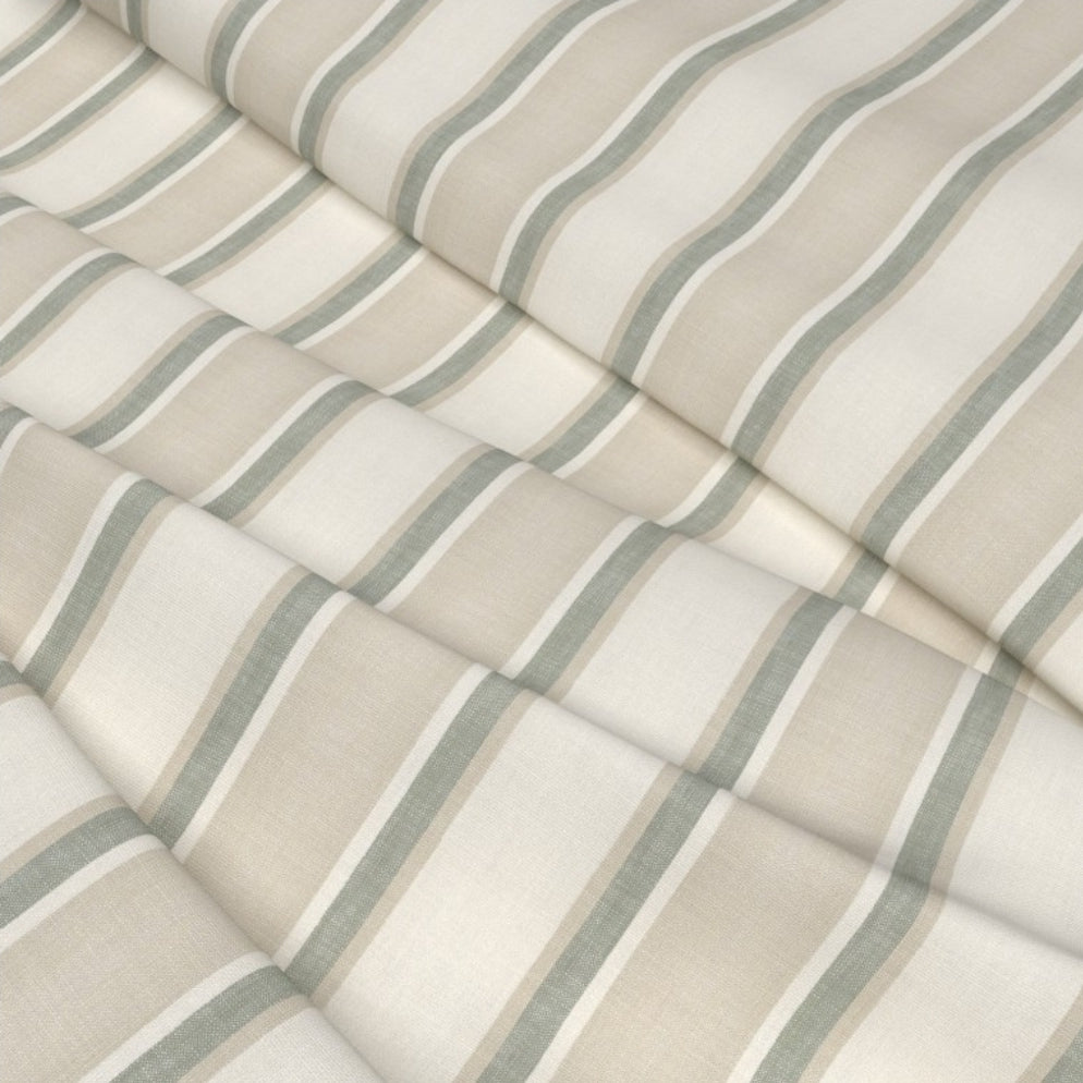 Cloud headboard coastal stripe
