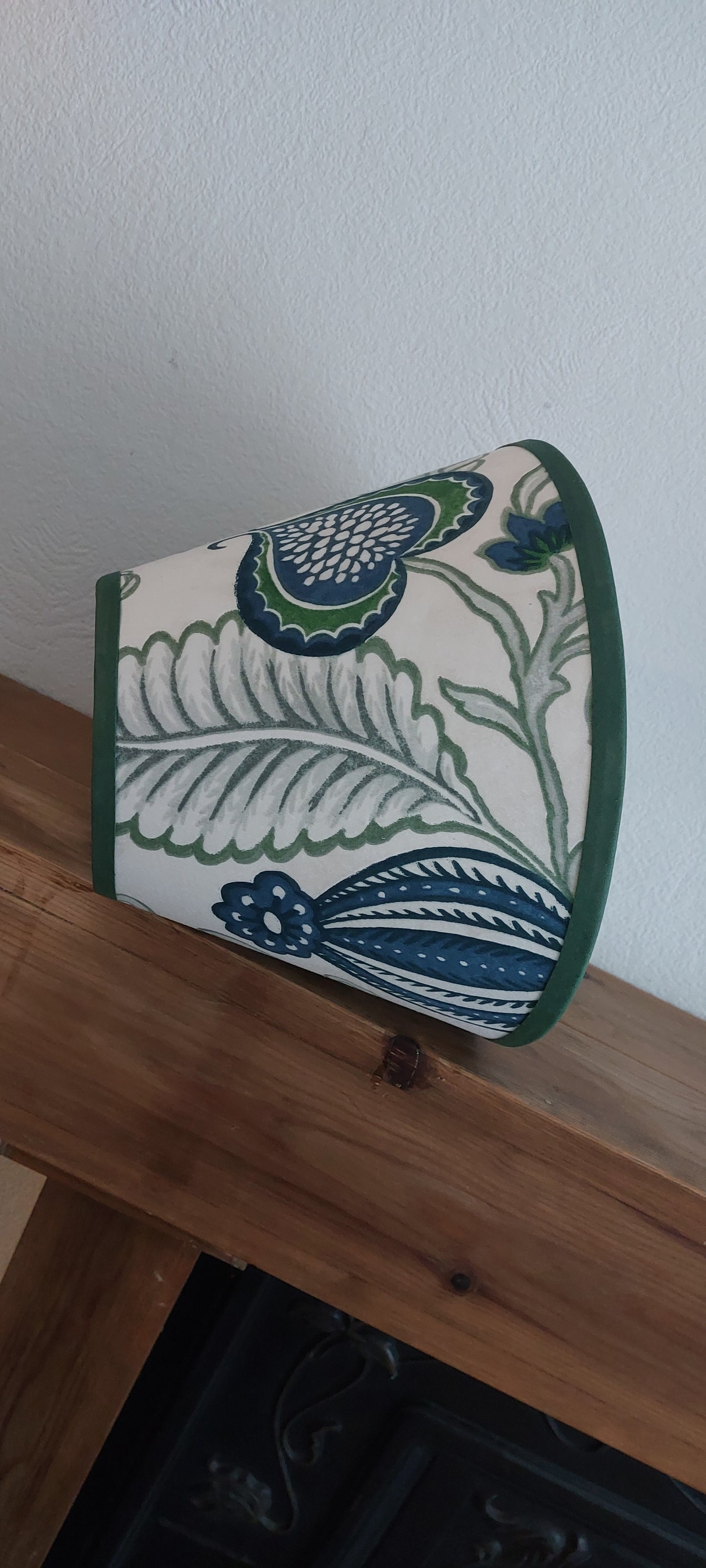 Winter fruits lampshade trim color choice tapered or coolie