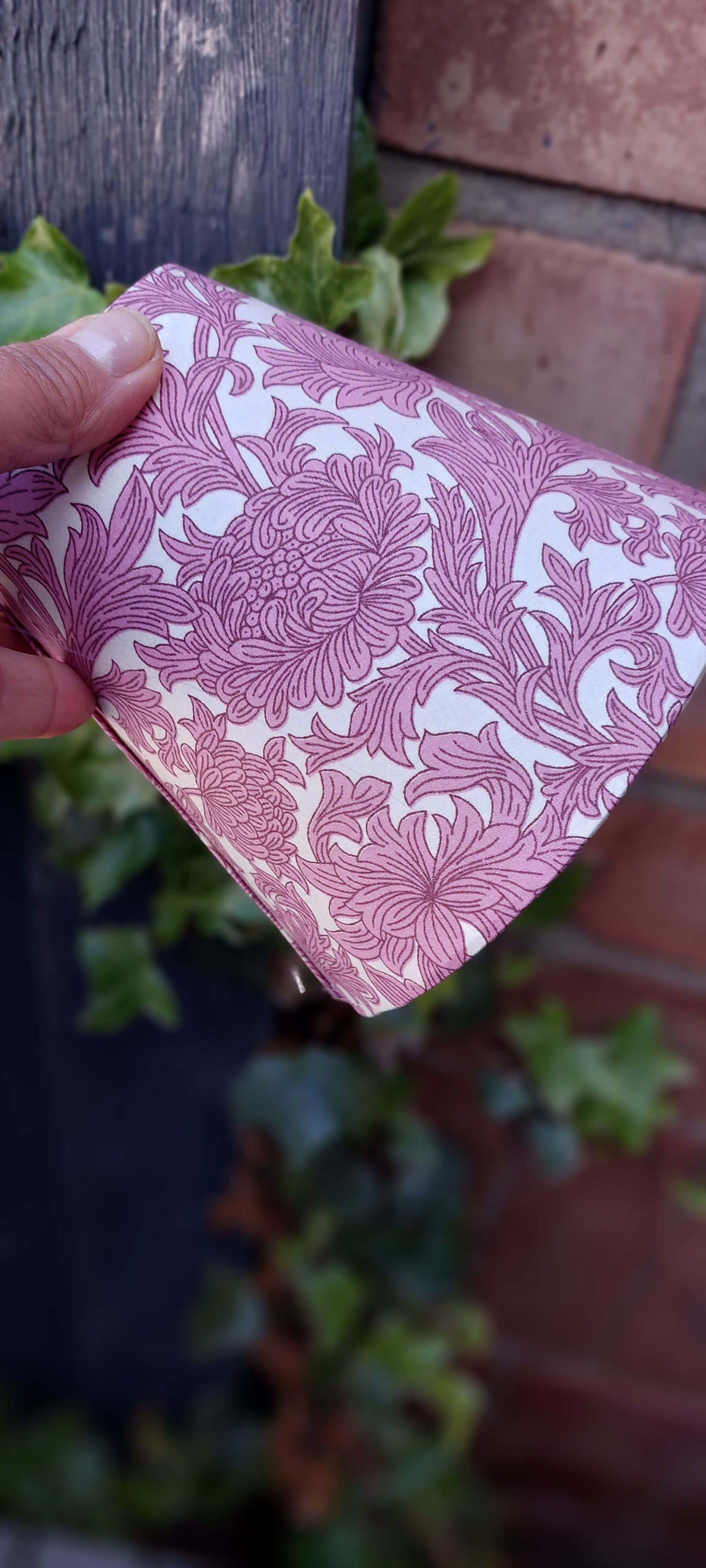 William Morris chrysantus lampshade candle clip .pink 