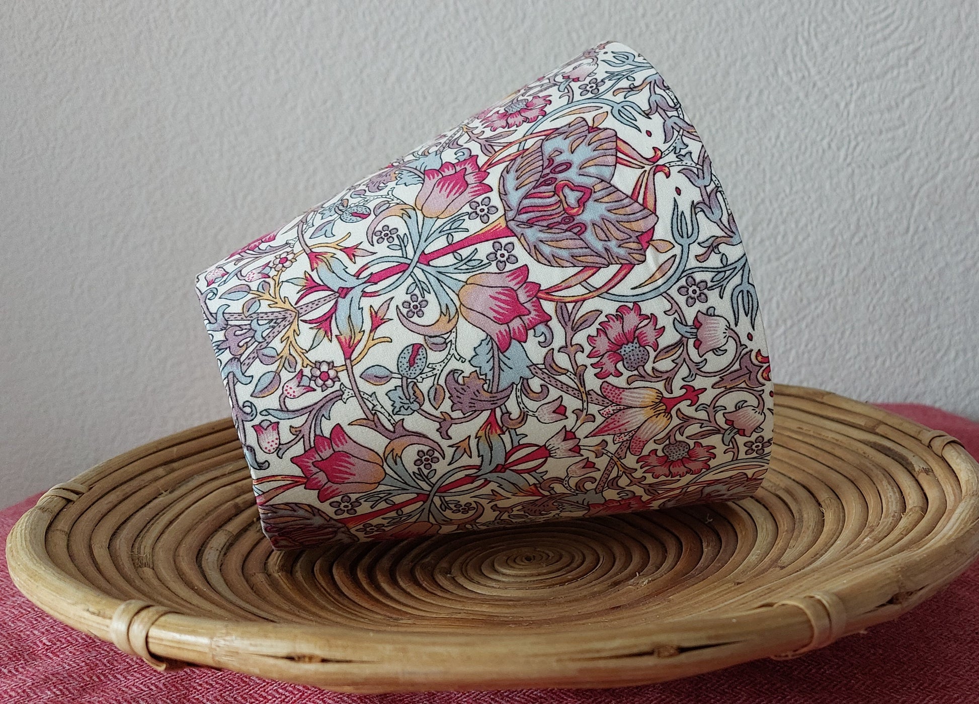 Pink liberty loden candle clip lampshade 