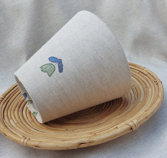 Handmade linen lampshade 