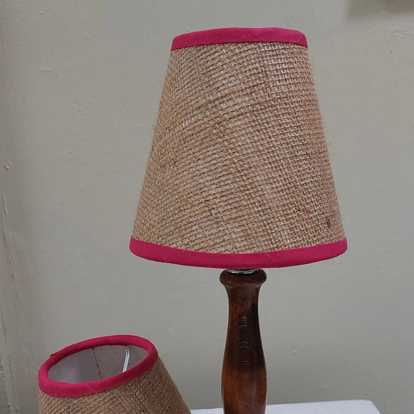 Clip on candle scone lamp shade handmade 