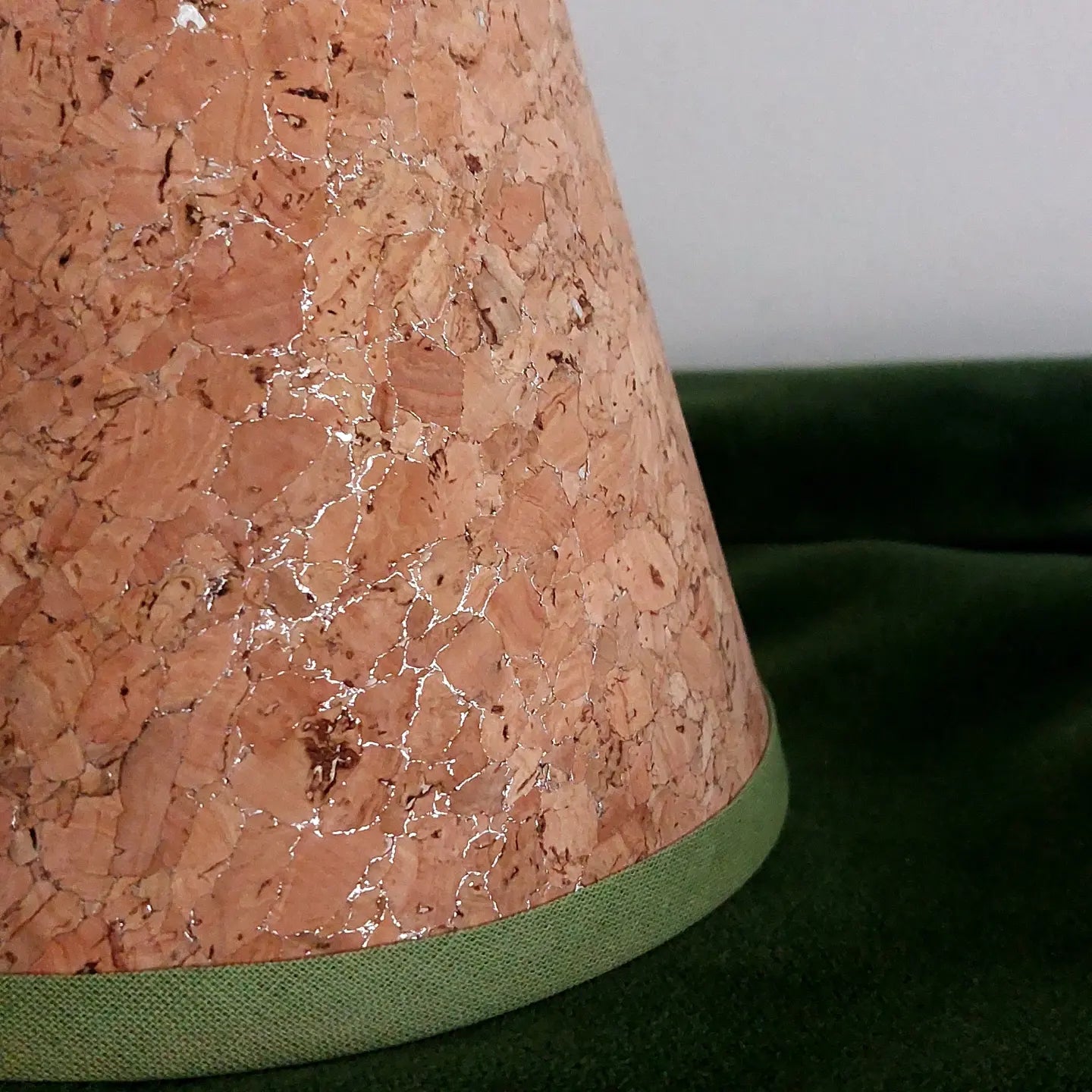 Handmade lampshade uk green 