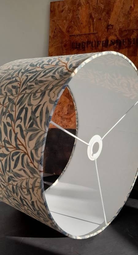 William Morris Handmade Lampshade   Willow Bough Tapered