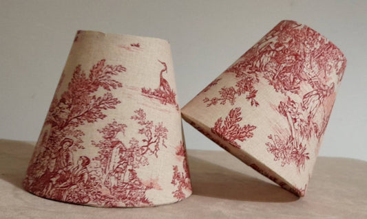 French Toile Candle Clip Lampshade/Wall Lights/Chandelier