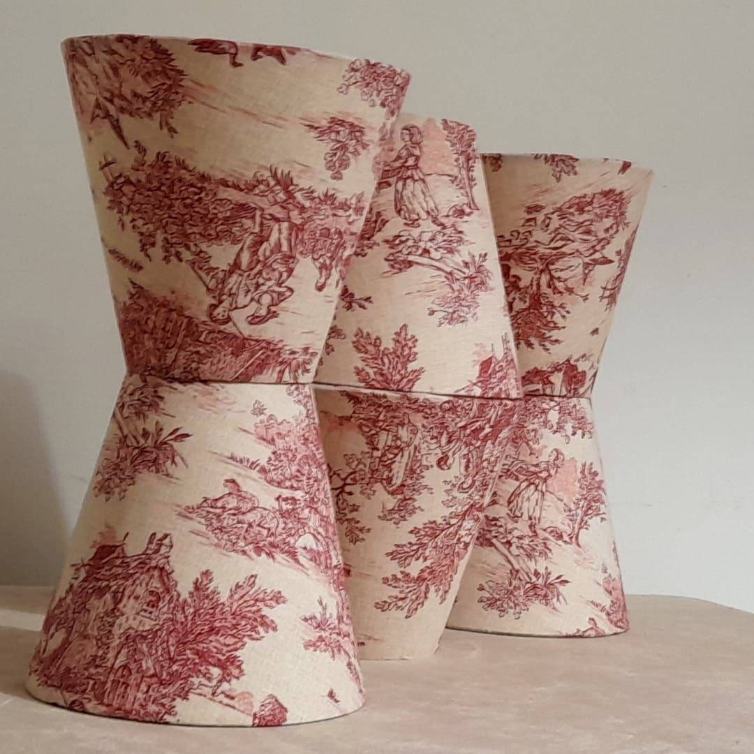 Classic Red french Toile Candle Clip Lampshade/Wall Lights/Chandelier