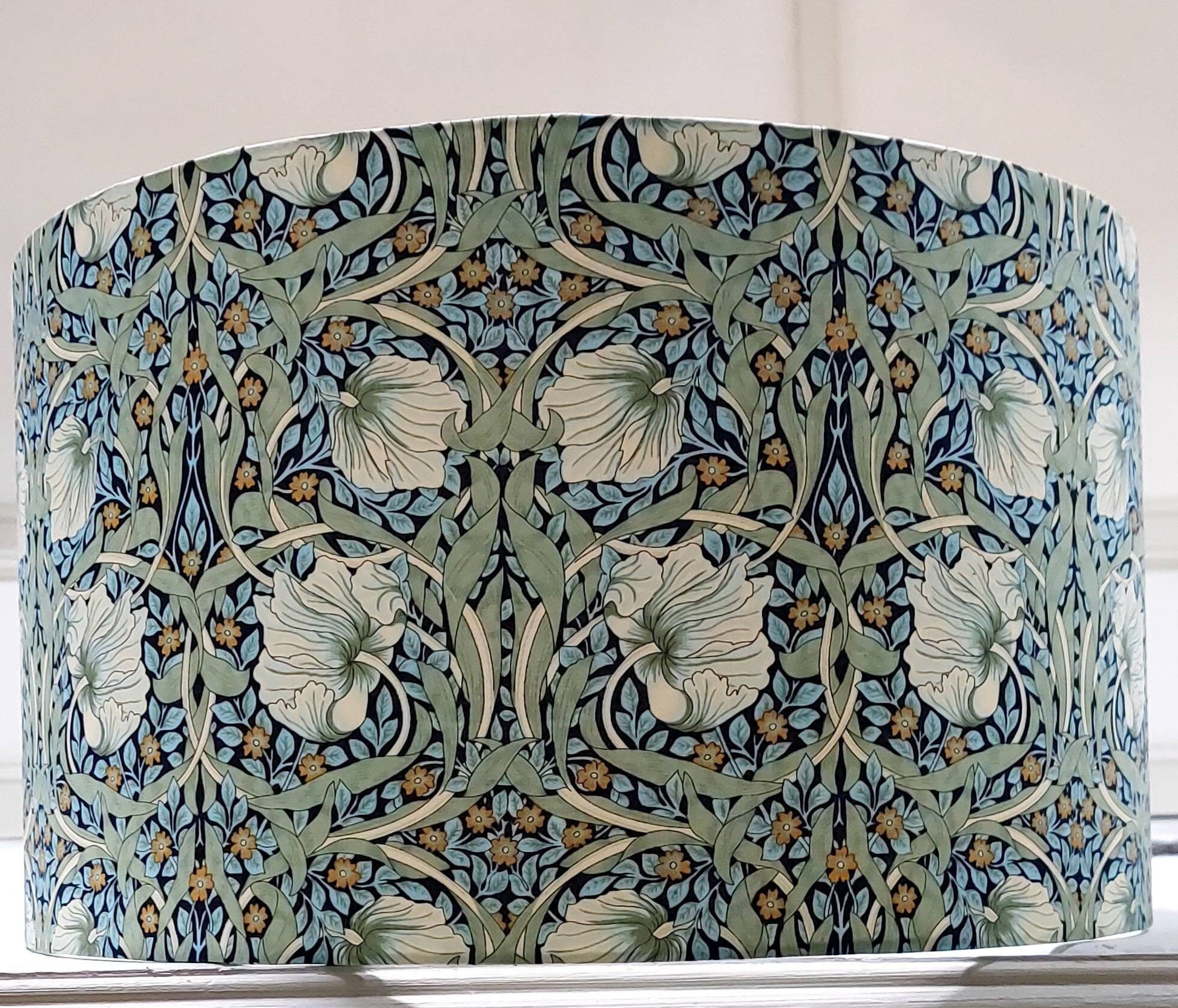 William Morris Pimpernel handmade lamp shade 