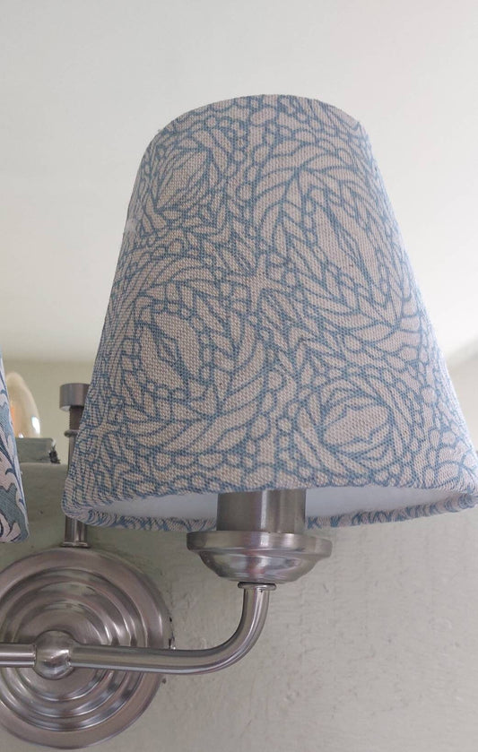 French Blue Candle Clip  Lampshade Wall lights/Chandelier