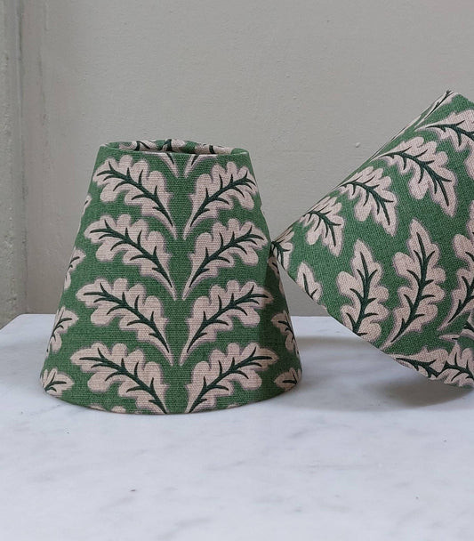 Morris Leaf Oak Green Candle Clip  Lampshade Wall lights / Chandelier Oak Leaf